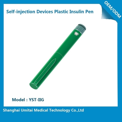 타입-2 당뇨병 변하기 쉬운 복용량 주입 장치를 위한 녹색 인슐린 펜