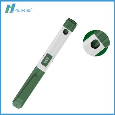1회용 인슐린 펜 3ml 카트리지를 가진 녹색 펜