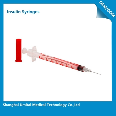 빨간 주황색 인슐린 펜 바늘 당뇨병 환자 각자 관리를 위해 4mm